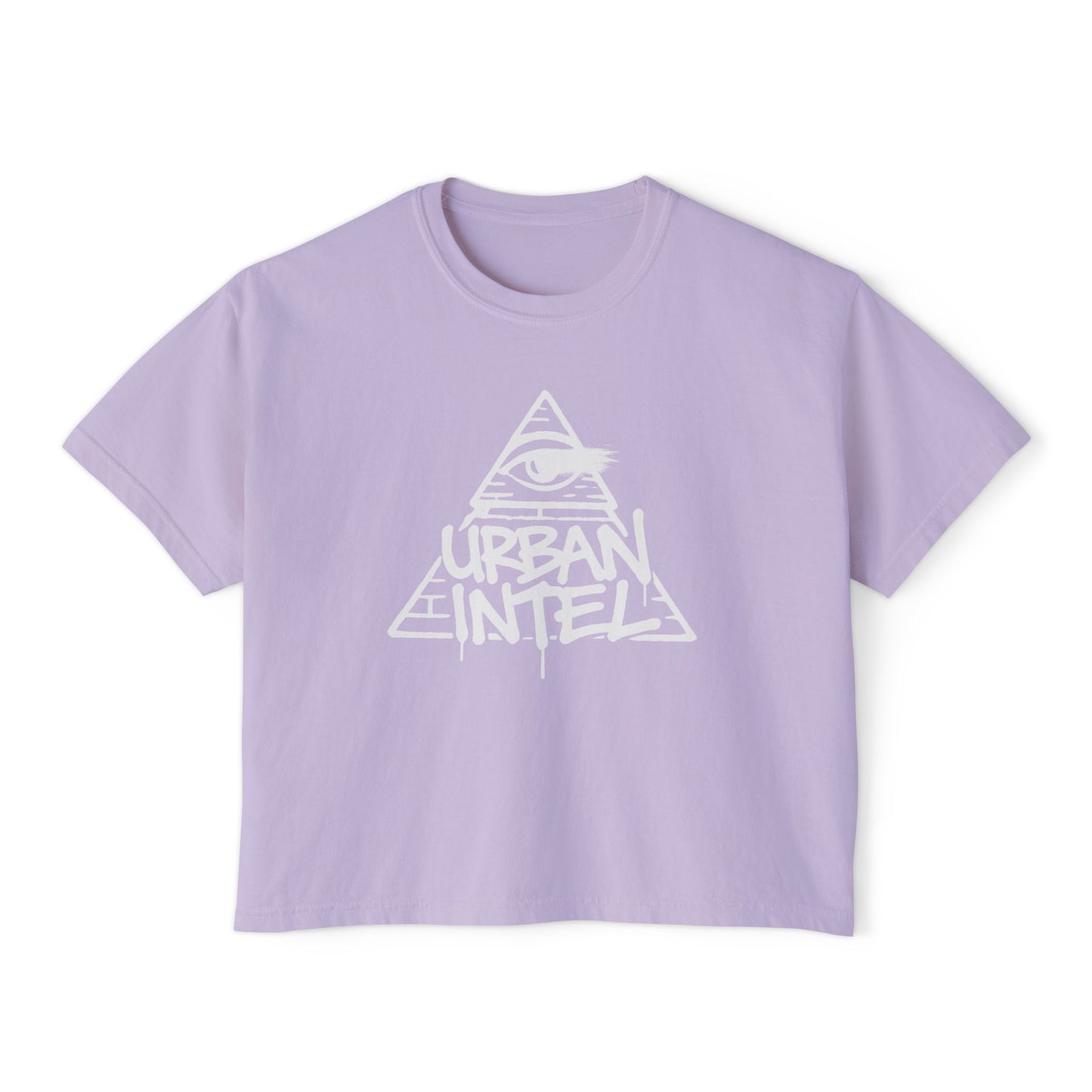 Urban Intel Logo Tee HER Collection– Orchid and White
