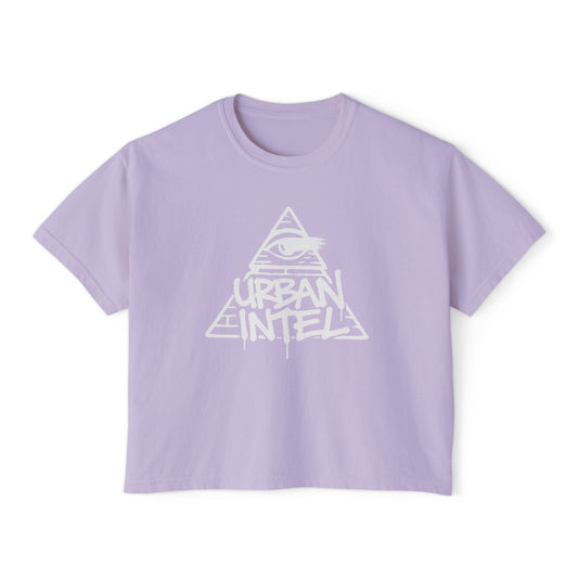 Urban Intel Logo Tee HER Collection– Orchid and White