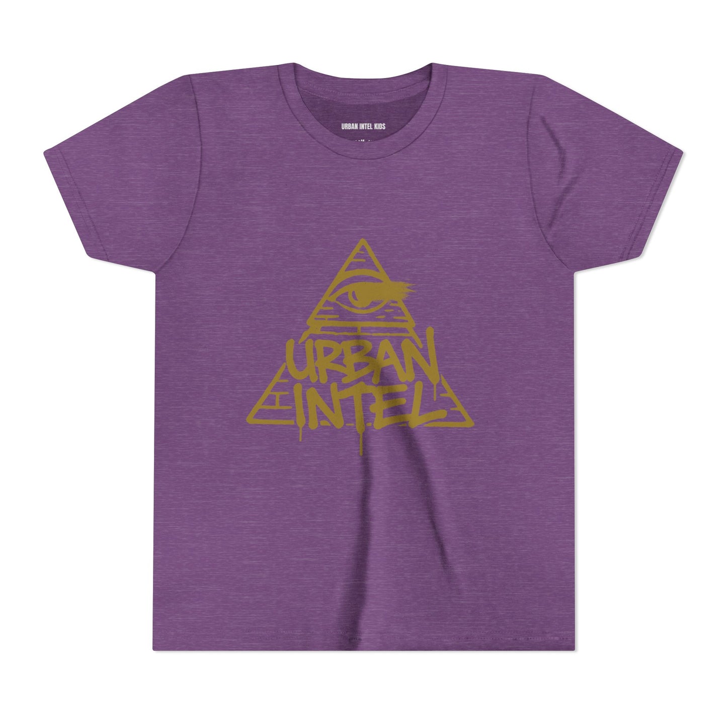 Urban Intel Logo Youth Tee - Gold and Purple